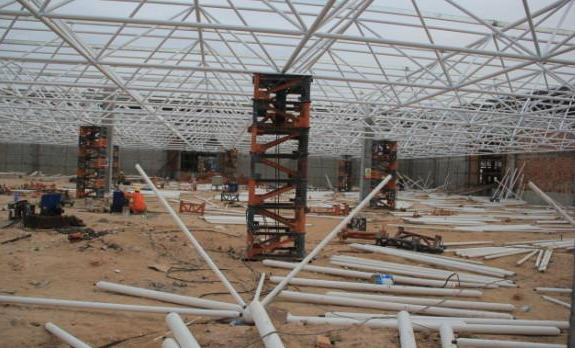 梅河口盘点钢结构网架装配的步履和相关关注变乱